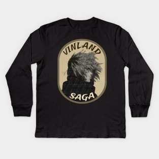 Vinland Saga - retro vintage Kids Long Sleeve T-Shirt